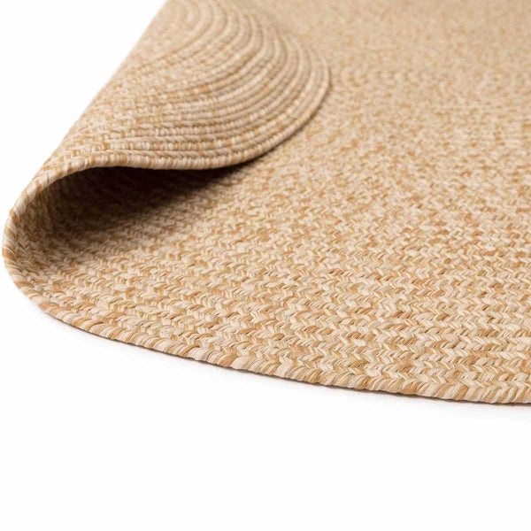 Life Interiors Malia Braided Flatweave Round Rug