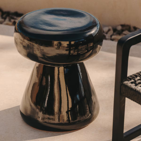 Life Interiors Manya Outdoor Round Side Table