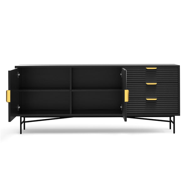 Life Interiors Marco Modern Ripple Sideboard