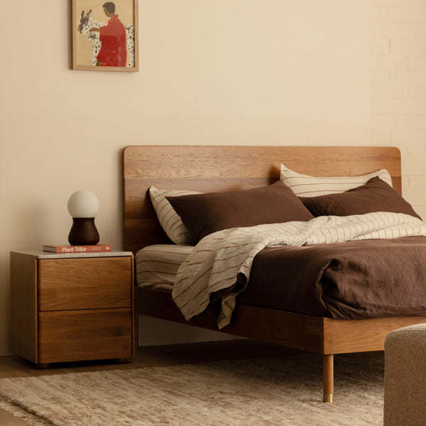 Life Interiors Marlo King Bed (Oak)