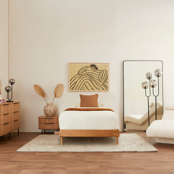 Life Interiors Marlo King Single Bed Frame