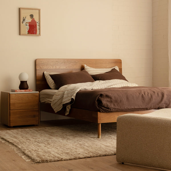 Life Interiors Marlo Queen Bed (Oak)