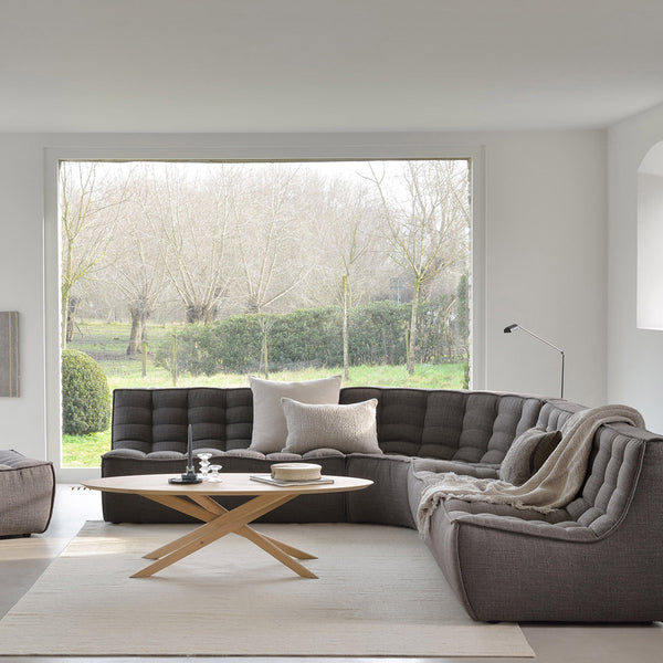 Life Interiors Mikado Oval Coffee Table