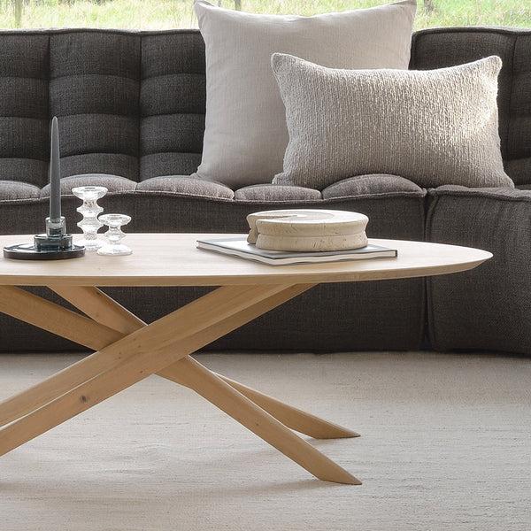 Life Interiors Mikado Oval Coffee Table