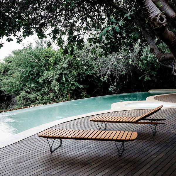 Life Interiors Molo Bamboo Sunlounger