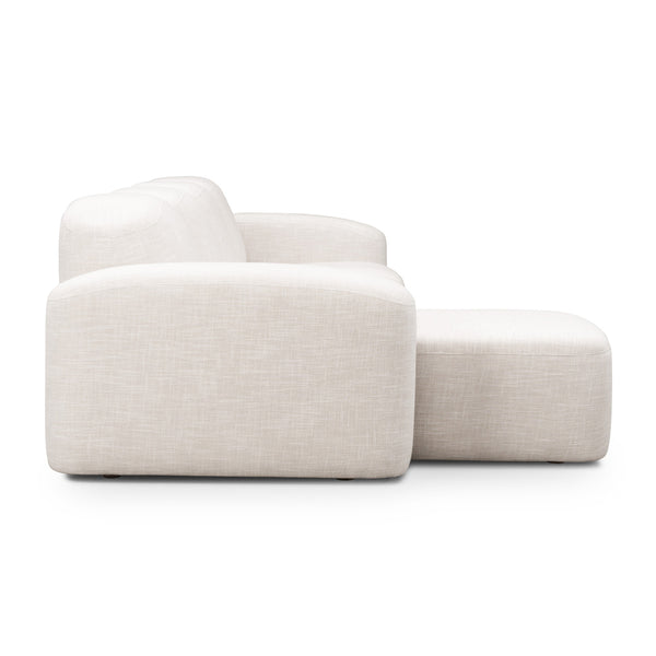 Life Interiors Muse 4 Seat LAF Modular Chaise Sofa