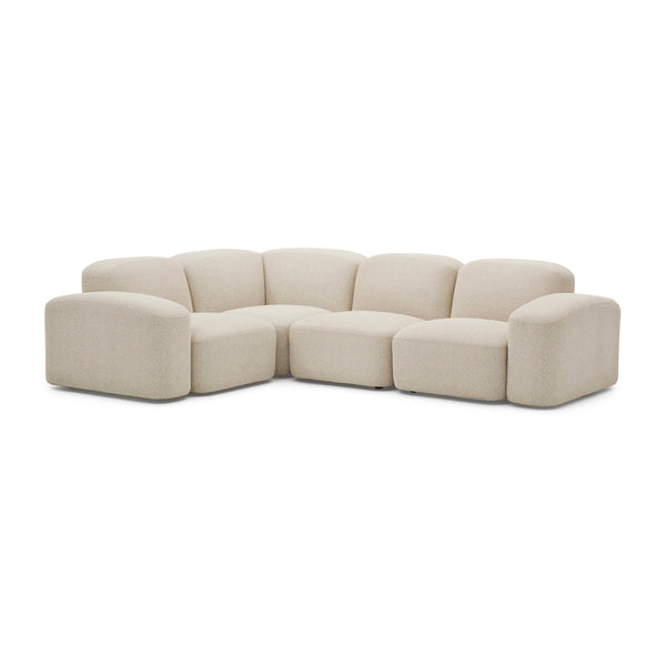 Life Interiors Muse Outdoor 4 Piece Modular Sofa
