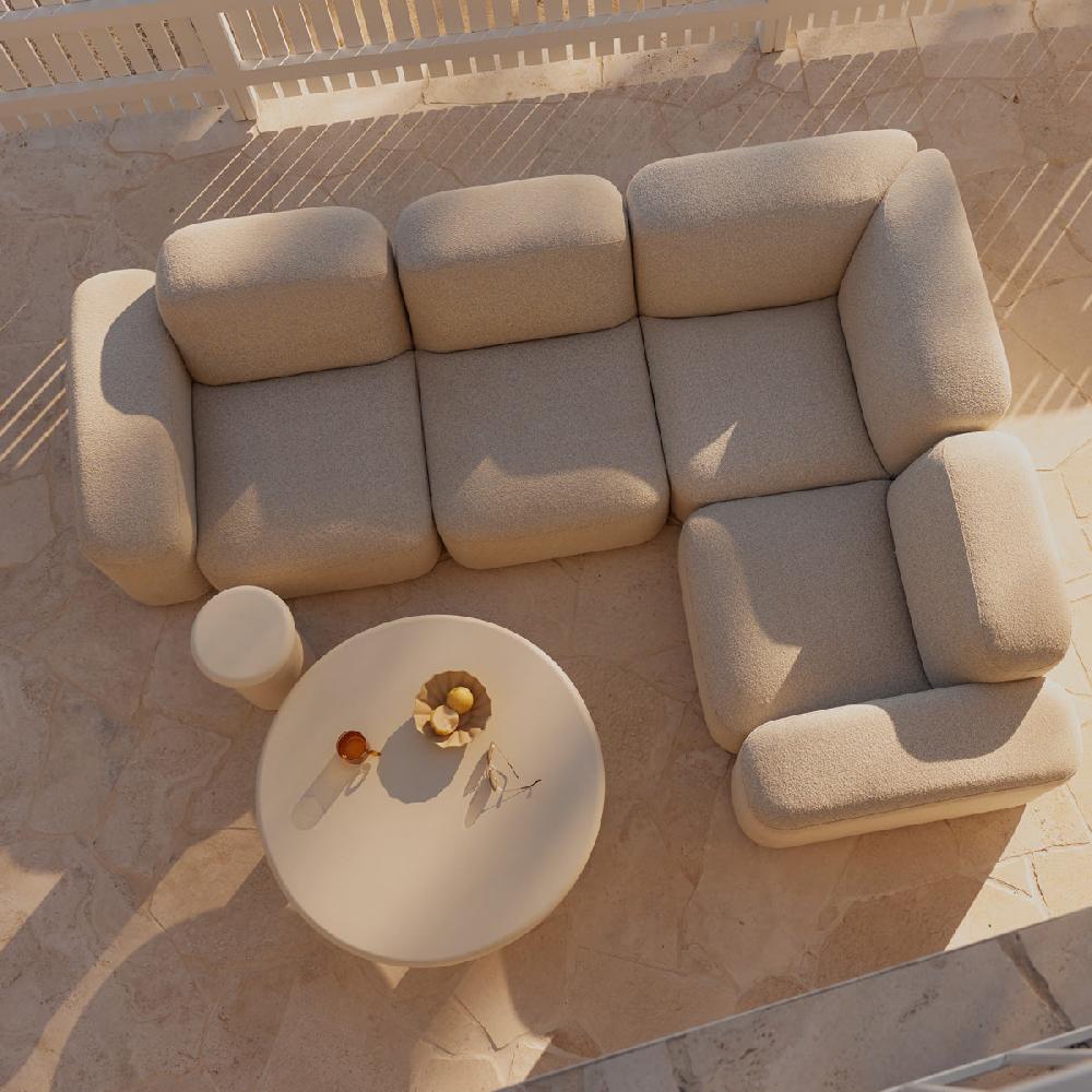 life interiors Muse Outdoor 4 Piece Modular Sofa