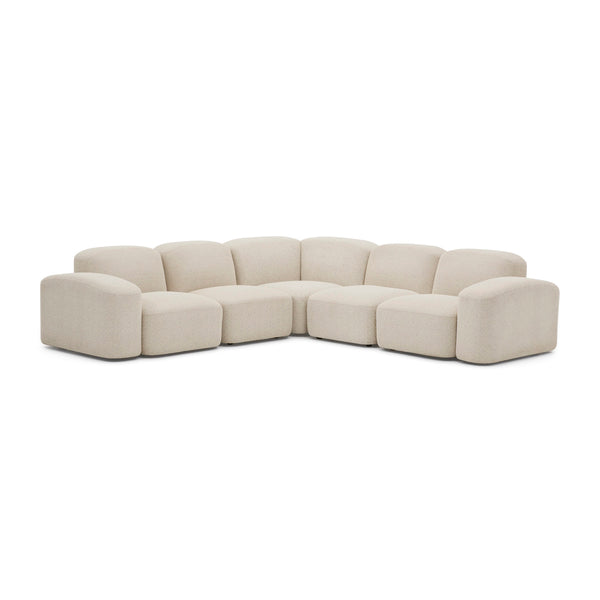Life Interiors Muse Outdoor 5 Piece Modular Sofa
