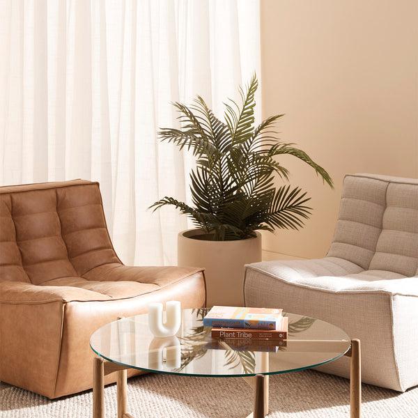 Life Interiors N701 1 Seater Leather Sofa