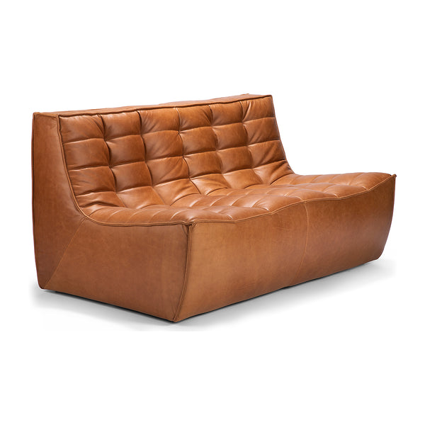 Life Interiors N701 2 Seater Leather Sofa