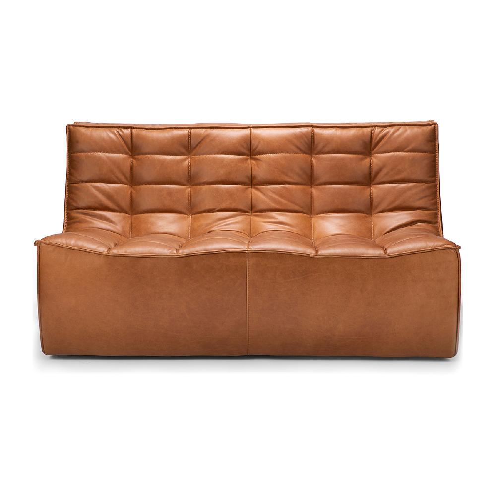 life interiors N701 2 Seater Leather Sofa
