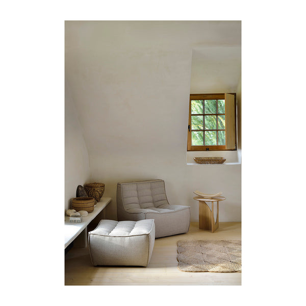 Life Interiors N701 Ottoman