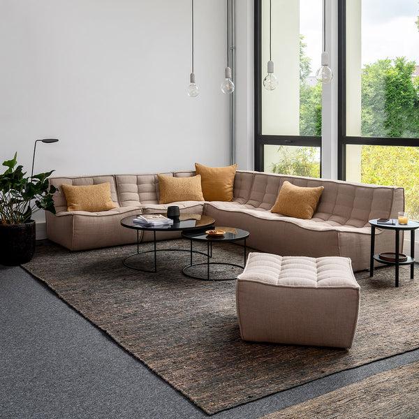 Life Interiors N701 Round Corner Seater Sofa