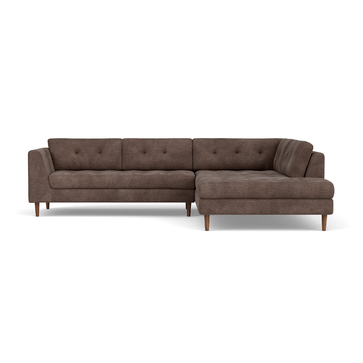 life interiors Nelson Fabric Right Corner Sofa