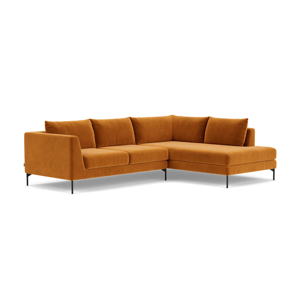 Life Interiors NOA Velvet Right Corner Sofa