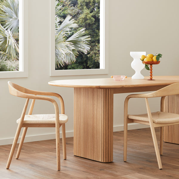 Life Interiors Noir Oval Dining Table (280cm)