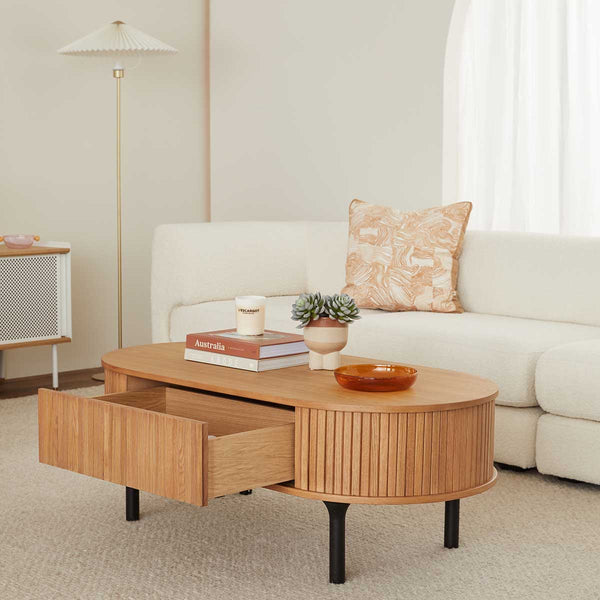Life Interiors Noir Storage Coffee Table