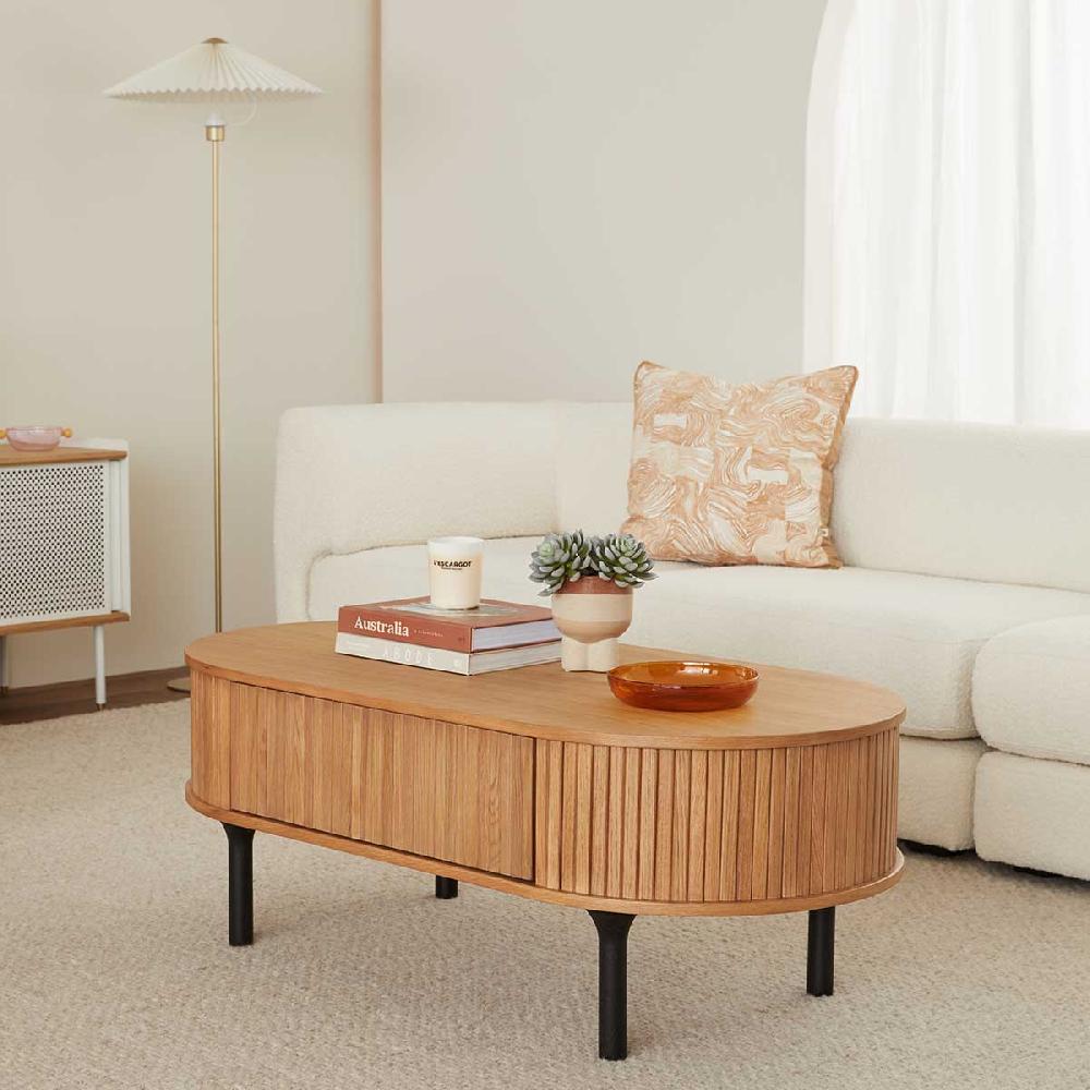 life interiors Noir Storage Coffee Table