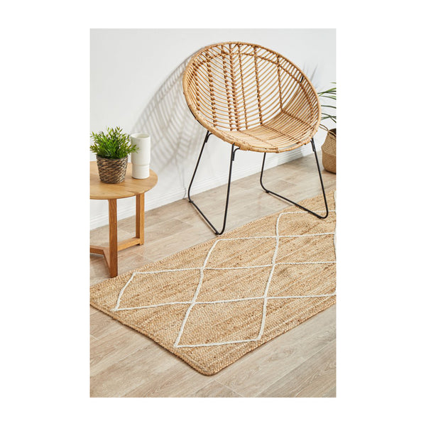 Life Interiors Noosa 222 Runner Rug (Natural)
