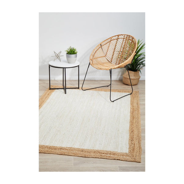 Life Interiors Noosa 333 Rug (White Natural)