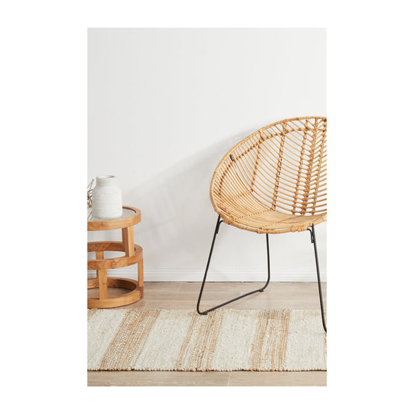 Life Interiors Noosa 555 Runner Rug (Natural White)