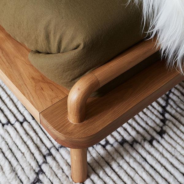 Life Interiors Norah Queen Bed (Oak Light Grey)