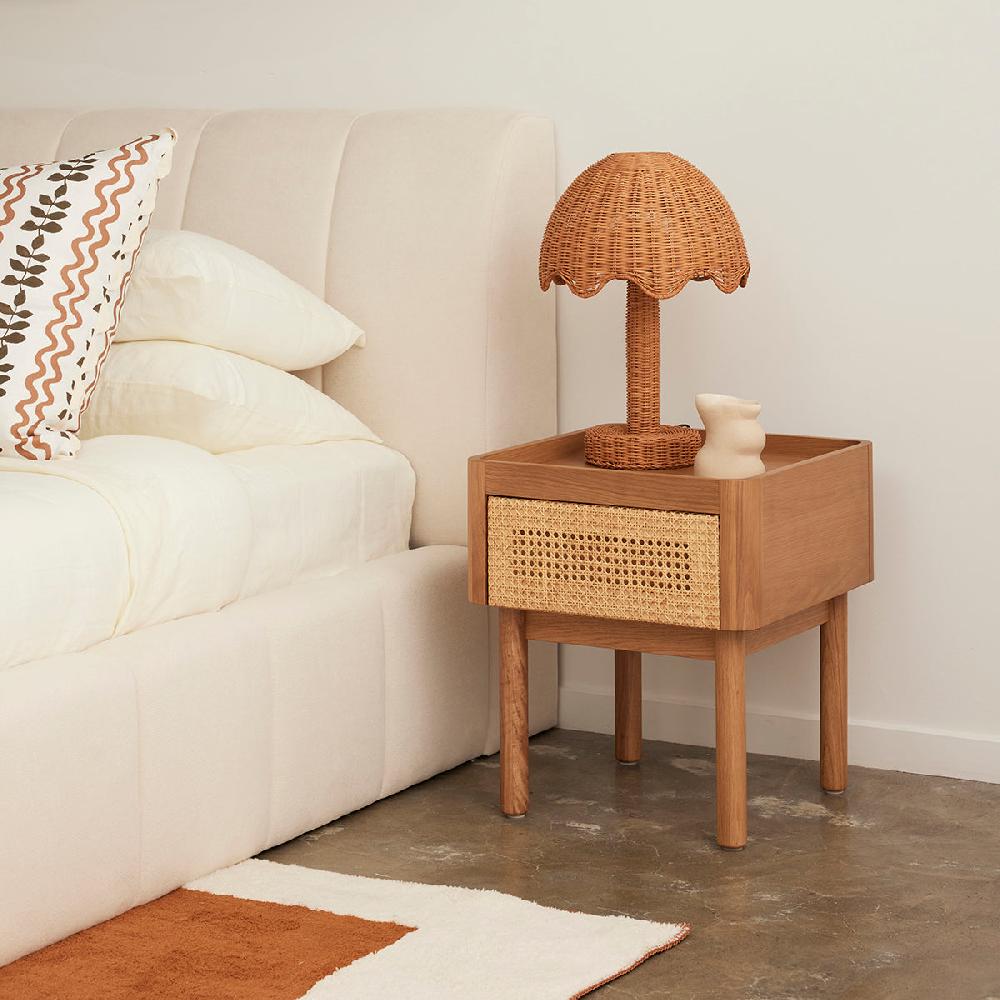 life interiors Norah Rattan Bedside Table