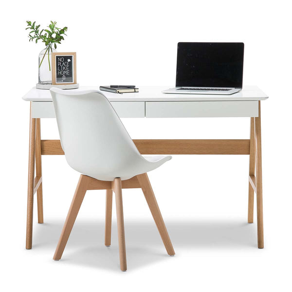 Life Interiors Nordic Style 2 Drawer Desk