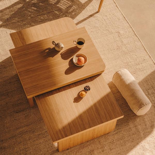 Life Interiors Oaq Coffee Table (Set Of 2)