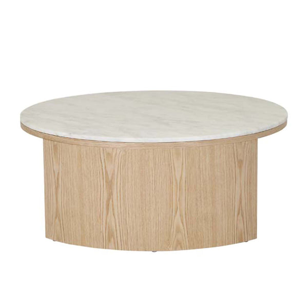 Life Interiors Oberon Crescent Marble Coffee Table