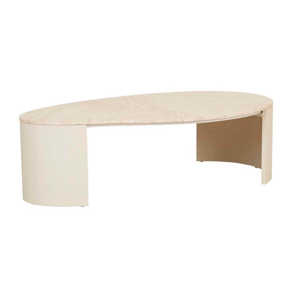 Life Interiors Oberon Curve Marble Coffee Table