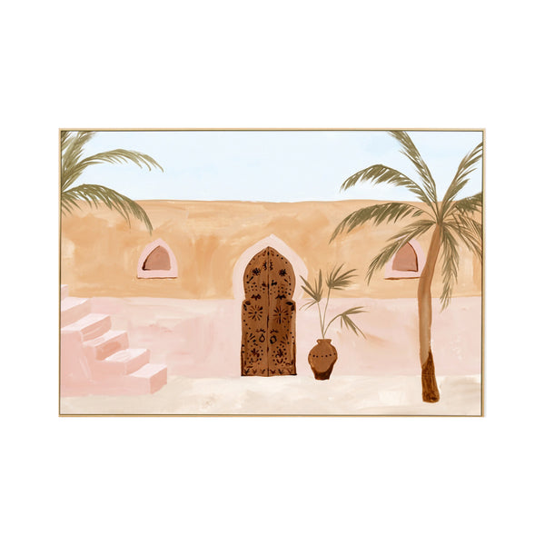 Life Interiors Palm Bazaar Blush Art Print