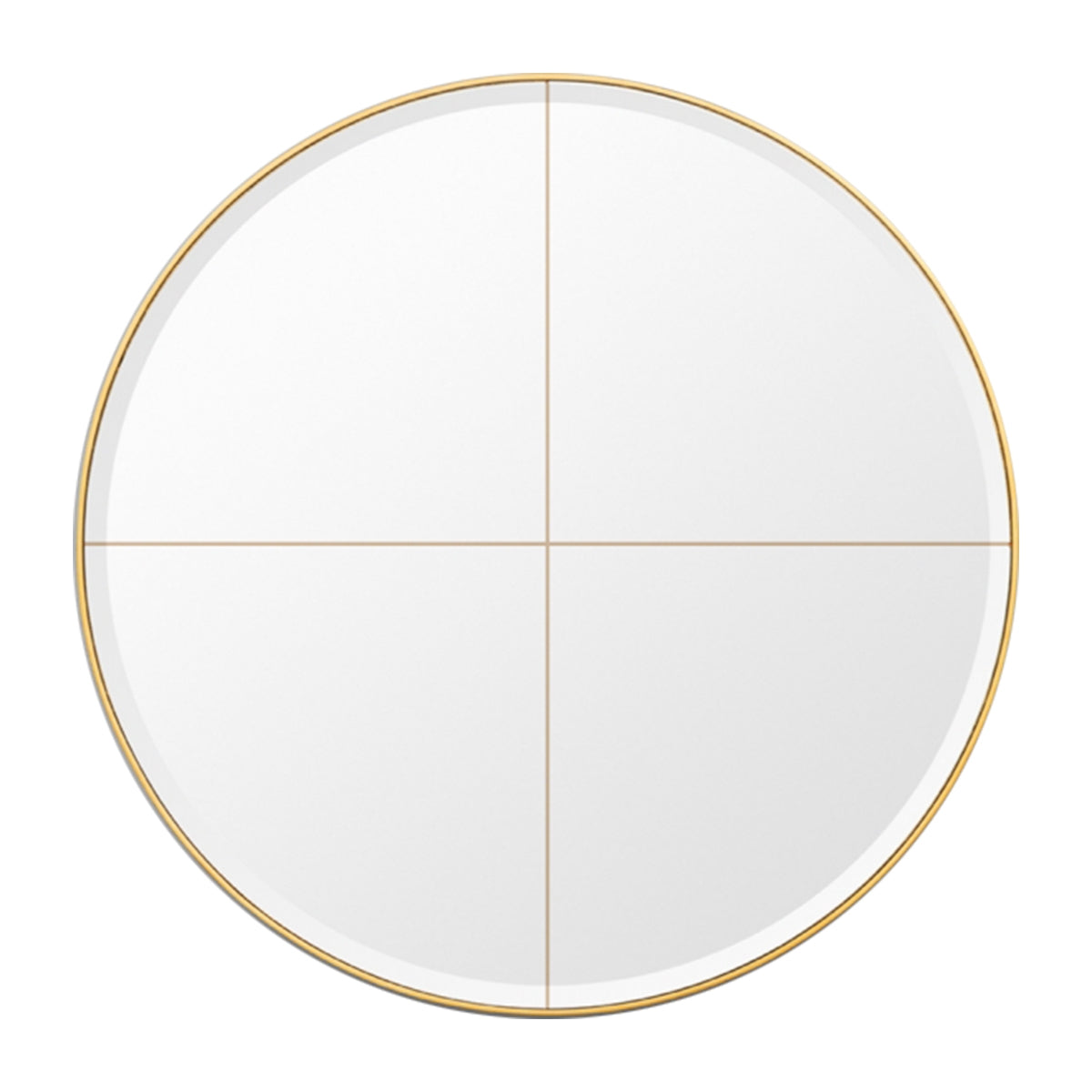 life interiors Parlour Round Mirror (Brass)