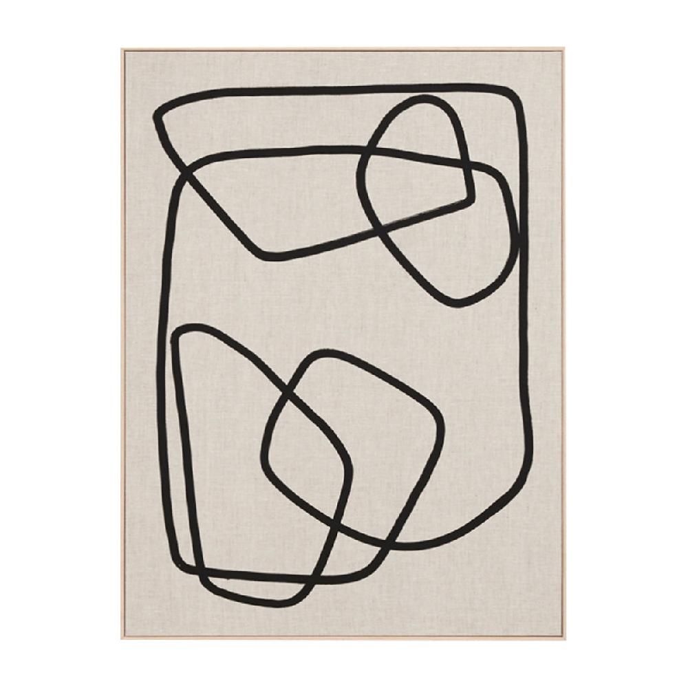 life interiors Peridot 1 Framed Screenprint