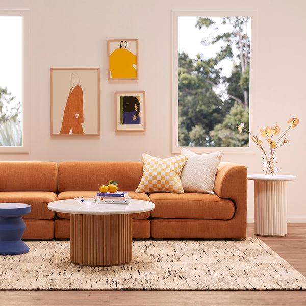 Life Interiors Prague 4 Seater Modular Sofa
