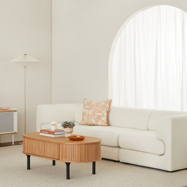 Life Interiors Prague Boucle Modular Sofa (Centre)
