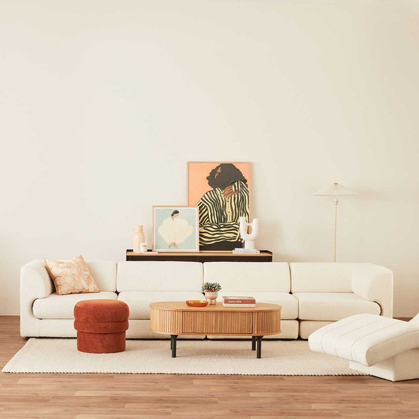 Life Interiors Prague Boucle Modular Sofa (Centre)