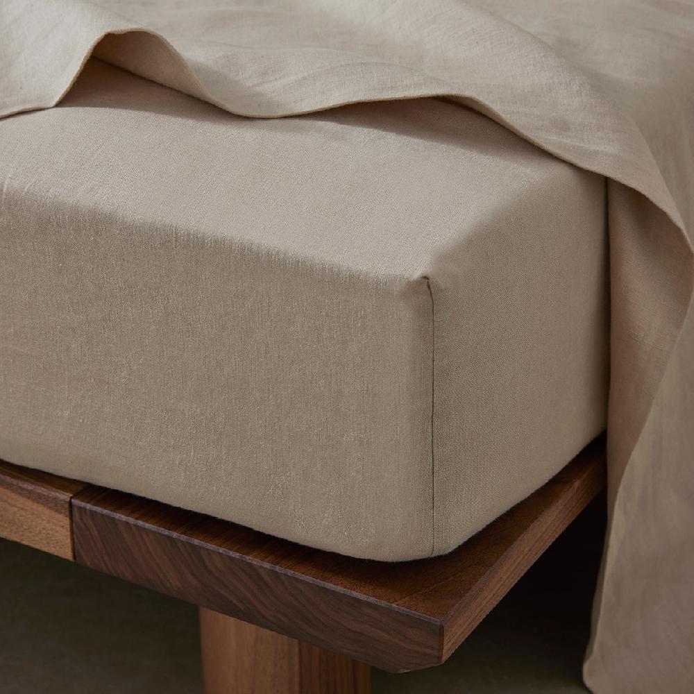 life interiors Ravello Linen Fitted Sheet