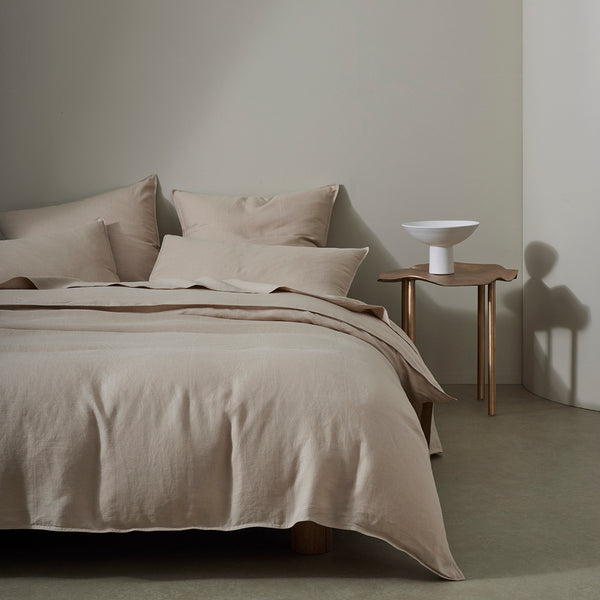 Life Interiors Ravello Linen Flat Sheet