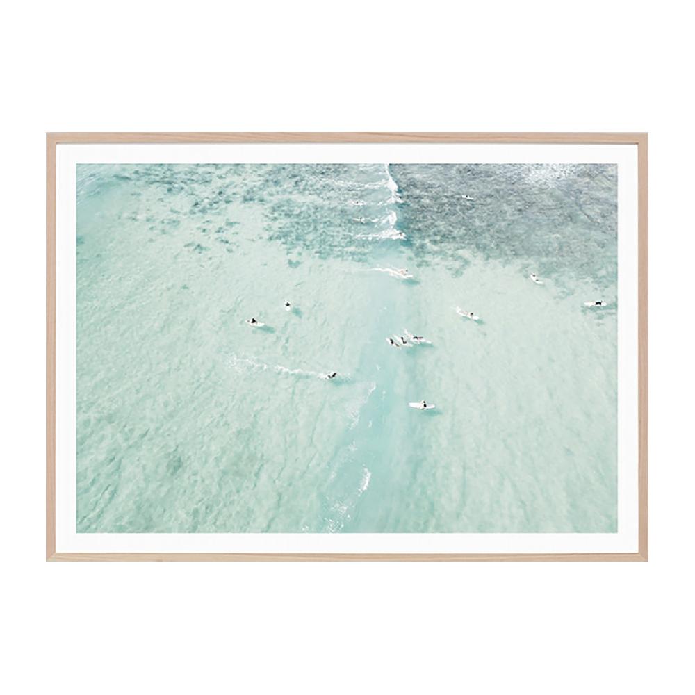 life interiors Reefside Surfers Print