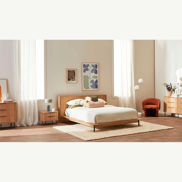 Life Interiors Rio King Bed (Oak)