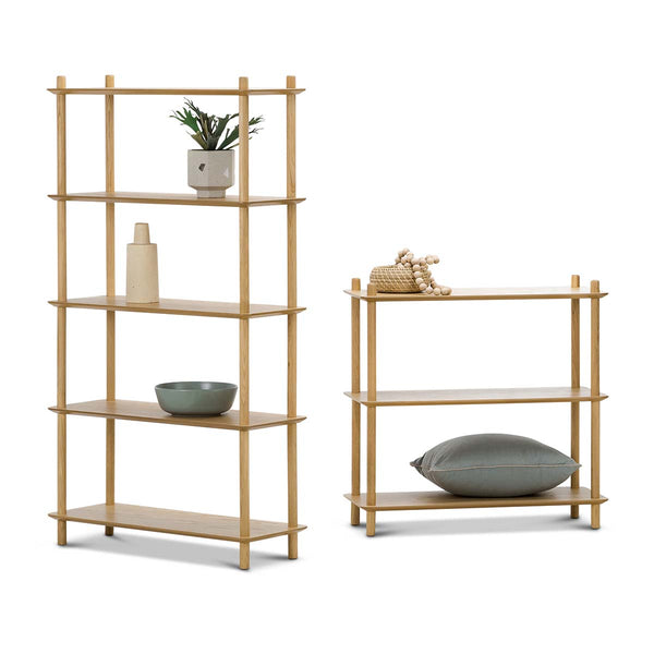 Life Interiors Sandi 5 Tier Tall Bookshelf