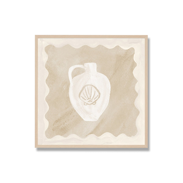 Life Interiors Seashell Pottery 1 Framed Print