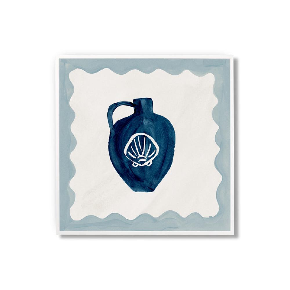 life interiors Seashell Pottery 1 Framed Print