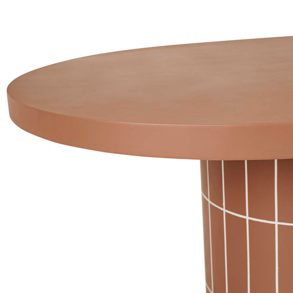 Life Interiors Seville Tile Oval Dining Table
