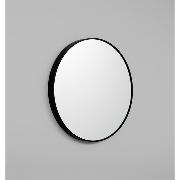 Life Interiors Simplicity Round Mirror (Black)