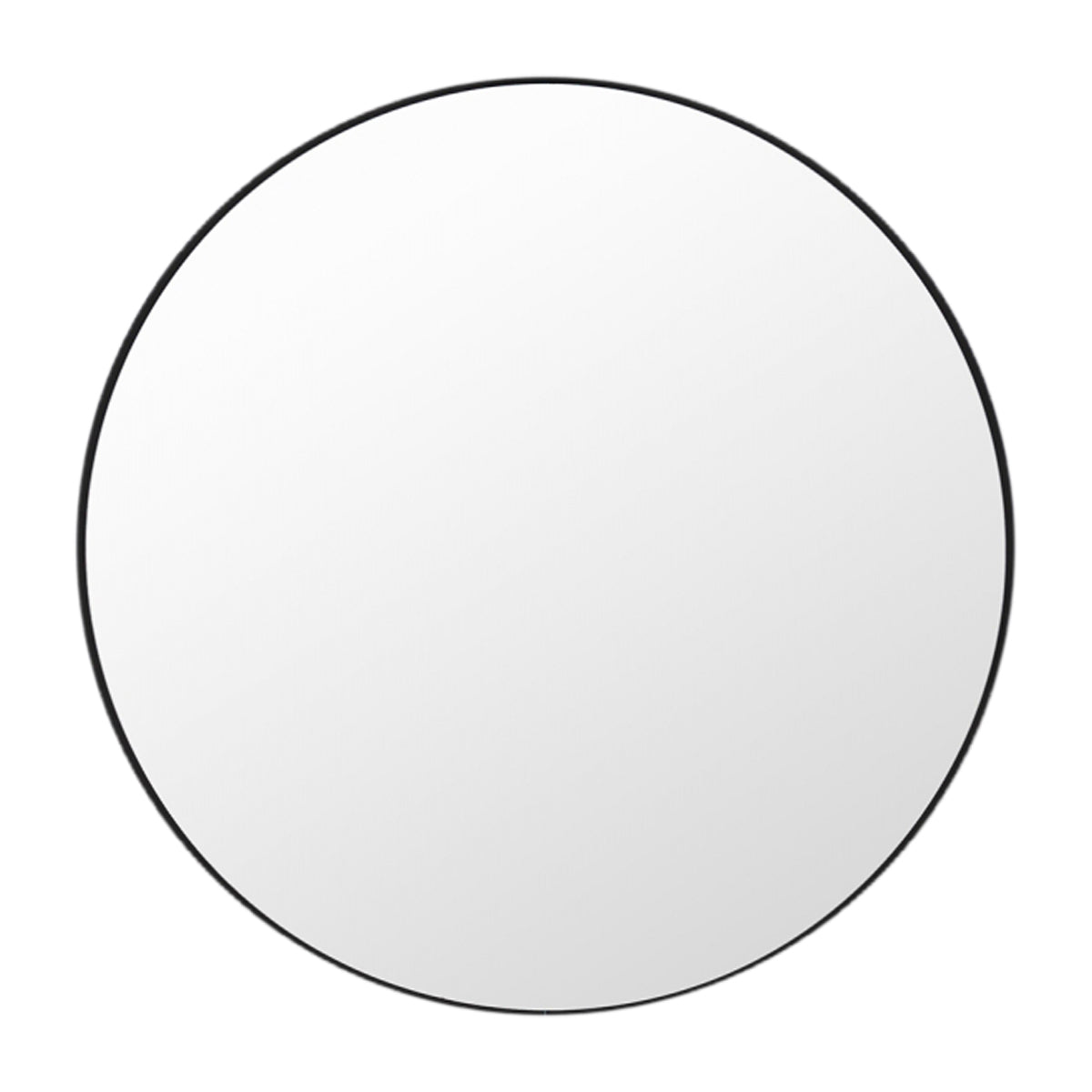 life interiors Simplicity Round Mirror (Black)
