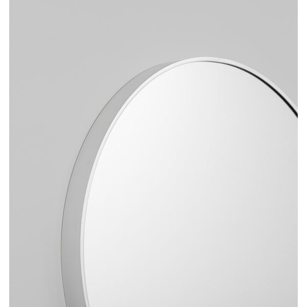 Life Interiors Simplicity Round Mirror (Silver)