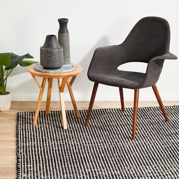 Life Interiors Skandi 300 Rug (Black)
